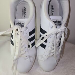 Adidas White and Black Sneakers